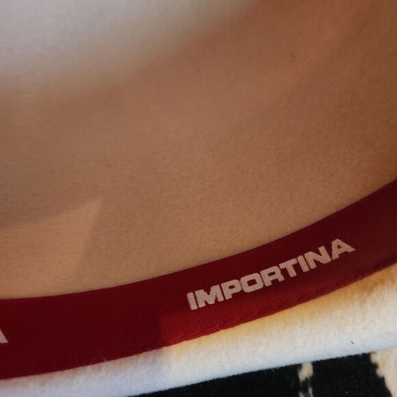 Importina Vintage‎ Bollman 100% Wool Felt Bowler Hat Cream with Black Ribbon - Picture 5 of 8